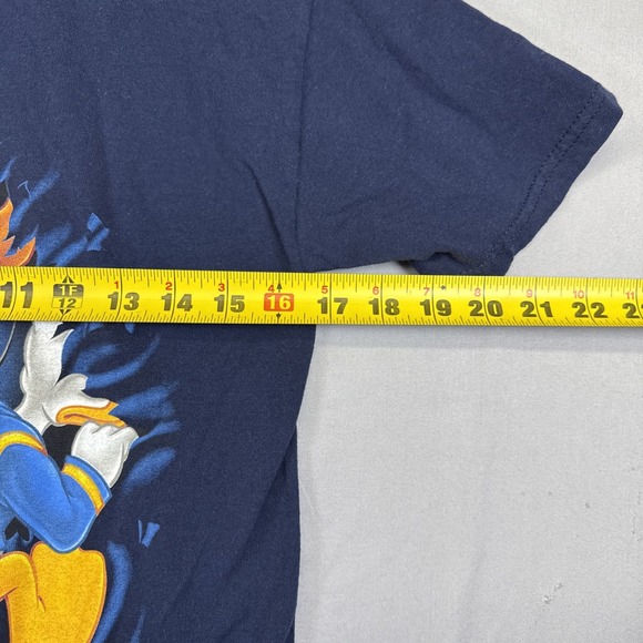 Disney Walt Disney World Shirt Small Blue Mickey Goofy Donald Pluto Tee - Picture 5 of 6